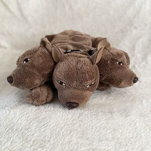 Wizarding World Harry Potter Fluffy Cerberus Three Headed Dog Plush Hand Puppet